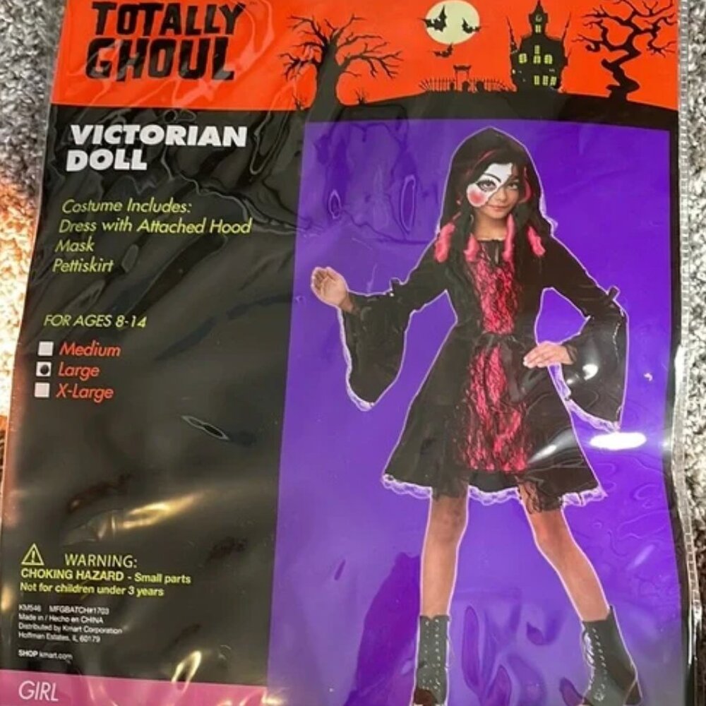 NWT Victorian Doll Halloween Costume